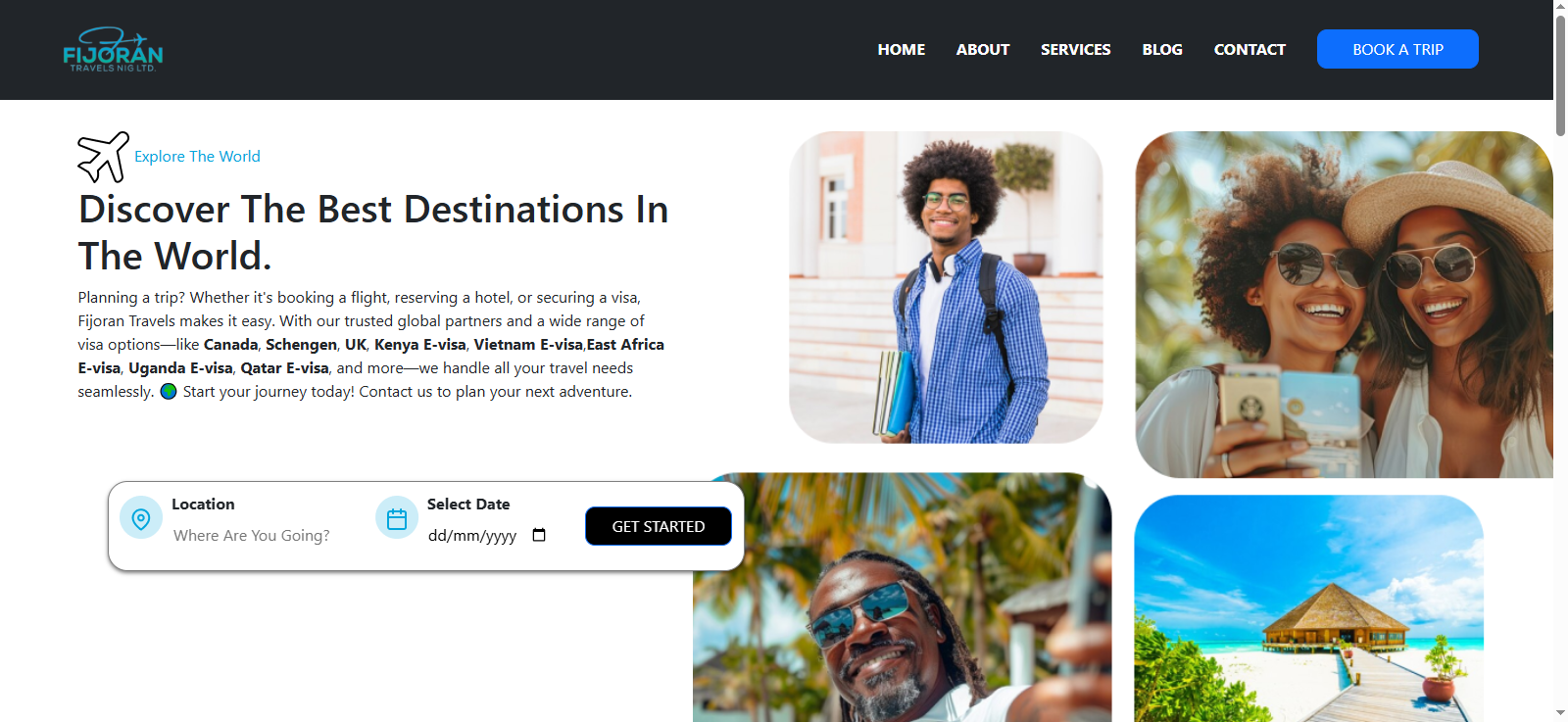 Fijoran Travels project preview